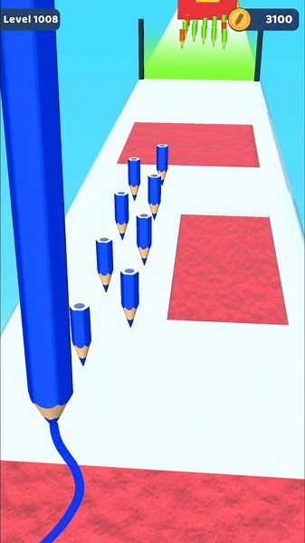Pencil ✏️ Run gameplay| Level-1008 #gaming #crossbowpsk #shorts #gameplay ‪@CrossbowPsk2.0‬