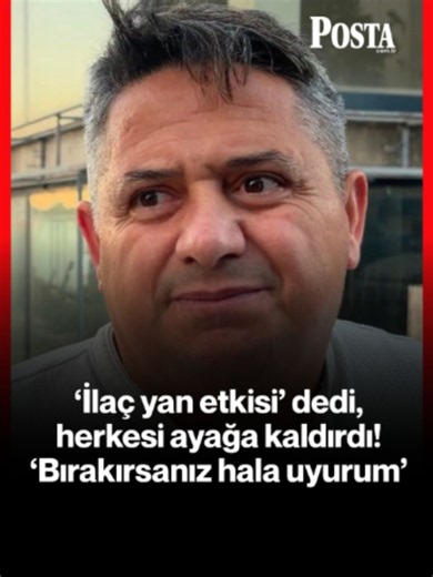 📷 Kırklareli’de aldığı ilacın yan etkisiyle televizyon karşısında derin uykuya dalan Murat Güler, eve giremeyen oğlunun ihbarıyla şehirdeki ekipleri alarma durumuna geçirdi. 📷 50 dakika boyunca kapı çalındı, seslenildi ama tık yok! Son çare kapıyı açıp içeri giren polis, itfaiye ve sağlık ekipleri babayı mışıl mışıl uyurken buldu. Sağlık durumu gayet iyi olan babanın sözleri ise herkesi güldürdü: 📷