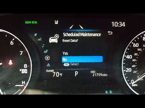 2019 - 2022 TOYOTA AVALON MAINTENANCE LIGHT RESET & TIRE PRESSURE RESET 2019 2020 2021 2022