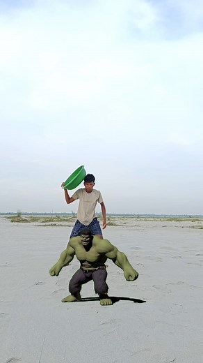 6K views · 40 reactions | Hulk vs me to baby vfx funny magical | VFX Magic | Facebook