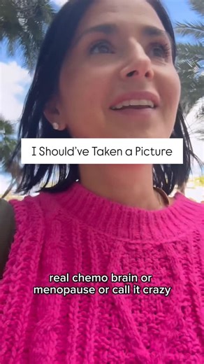 Karen Estrada on Instagram: "Nobody warns you that after treatments, menopause, your memory just… takes a coffee break. If you’ve ever forgotten where you parked welcome to the club. 🚗🧠😅 The elevator was at @Sylvester and I was getting advise if anyone drop me off or parked lol Ps. Love that I’m sharing and you are reading me. Hope this makes you laugh. #ChemoBrain #MenopauseLife #CancerSurvivorHumor #WomenSupportingWomen #fridayenergy"