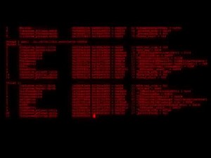 1H Long Relaxing Coding Screensaver Encrypted Programming Code Video VJ Loop no sound, no music