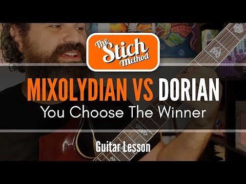 Modes: Mixolydian VS Dorian Guitar Lesson
