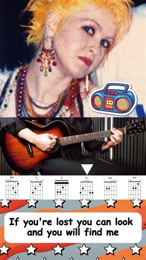 Time After Time (1983) – Cyndi Lauper | Guitar Playthrough #Shorts