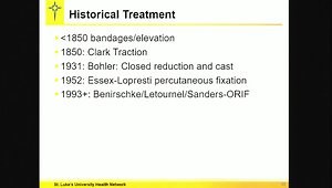Calcaneus Fractures: Operative vs Nonoperative Treatment