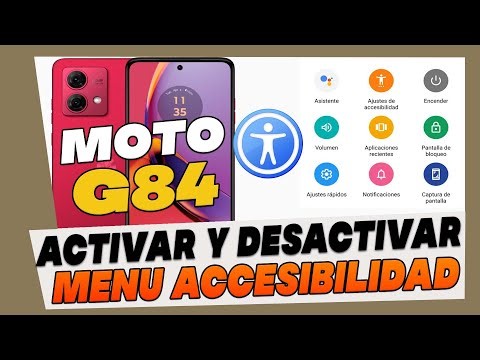 Como Activar y Desactivar el Menu Accesibilidad en Motorola Moto G84