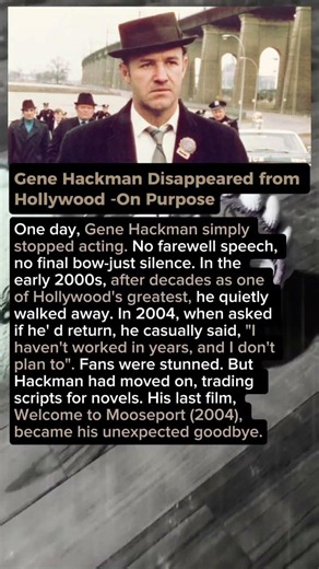 Gene Hackman Disappeared from Hollywood -On Purpose. Welcome to Mooseport. #shorts #hollywood