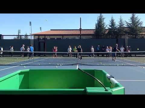 The Playmate iGENIE Tennis Ball Machine, The Ultimate Feeding Machine