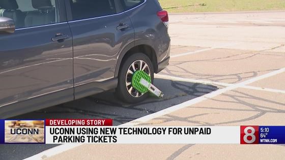 UConn responds to unpaid parking tickets with ‘smart boot’ initiative