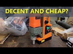VEVOR variable speed magnetic drill - it's pretty decent