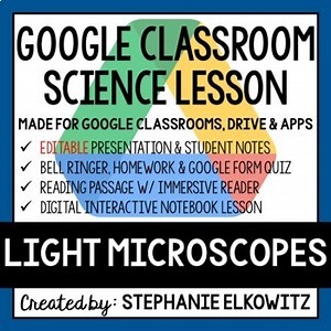 Light Microscopes Google Classroom Lesson
