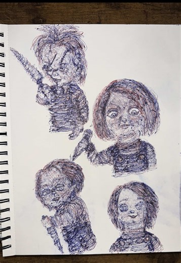 Drawing Chucky: An Ambidextrous Experience
