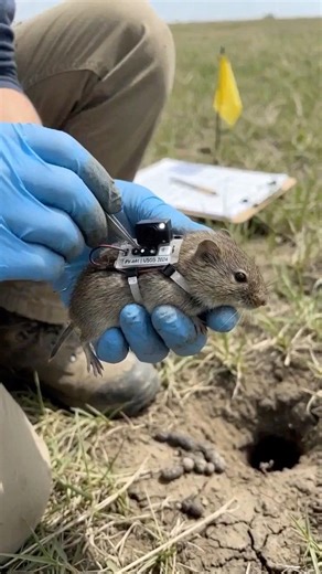 POV: Inside a Prairie Vole Burrow | Underground Tunnel Footage #viral #wildlife #reels #trending