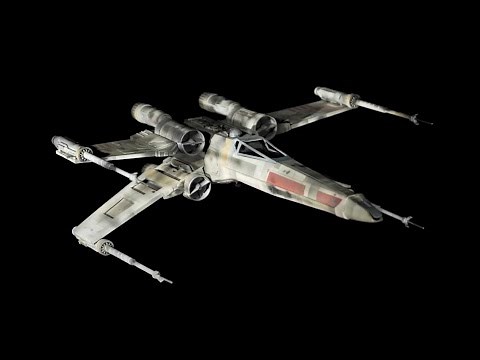 Star Wars Original Light-up ILM X-wing Filming Miniature