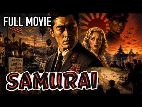 Samurai (1945) | Full Wartime Noir Movie | Shocking WWII Propaganda Thriller | Rare Film