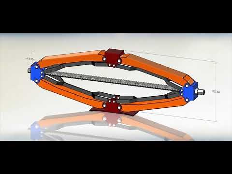 Screw Lifting Jack - Mechanism Animation 🔩