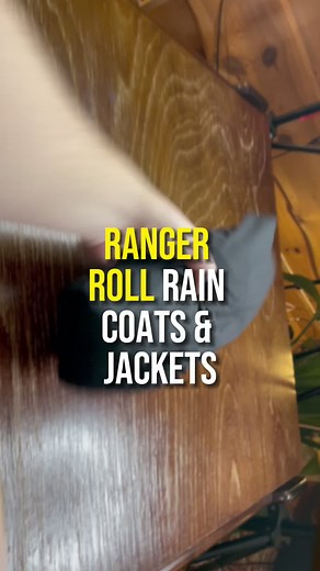 How to Ranger Roll a Rain Jacket: The Ultimate Space-Saving Hack