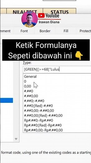 Coba Ide Kreatif ‼️ Formula Menentukan Nilai LULUS / Tidak Lulus di Excel #tutorialexcel