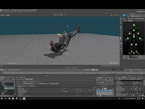 Motionbuilder Tutorial: Basic Motion editing a death animation.