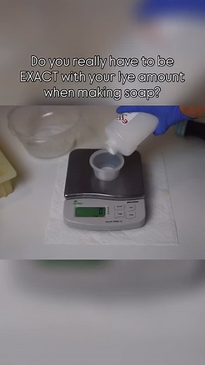 1.2K views · 137 reactions | Soapmaking 101: Precision is key! 識 It takes a specific amount of sodium hydroxide(lye) to saponify oils, so don’t guesstimate on the lye. Be exact! ⬇️ Drop SOAP in the comments and I’ll share my free step by step cold process soapmaking guide! #soapmaking #lye #saponification #handmade #craft #DIY #soaprecipe | Lovin Soap Studio | Facebook