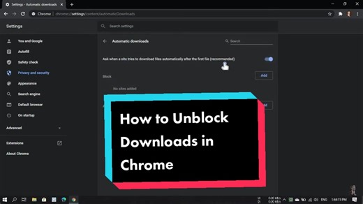 Unblock Downloads in Chrome: Tips & Tricks for Safe Downloads