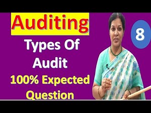 8. "Types Of Audit - 100% Expected Question" from Auditing Subject Video Lecture | Crash Course for UGC NET Commerce (English)