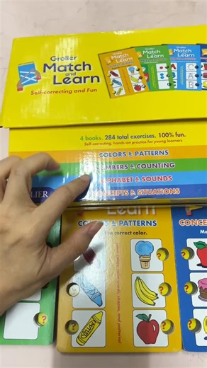 Grolier Match and Learn มีอะไรข้างในบ้าง และเล่นยังไงน้า เรามาดูกันจ้า สนใจสั่งซื้อได้ที่ https://s.shopee.co.th/6Kvw57hJse | Kiddy Book | Facebook