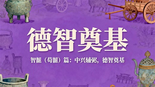 智瑩篇：德智奠基，中兴辅弼