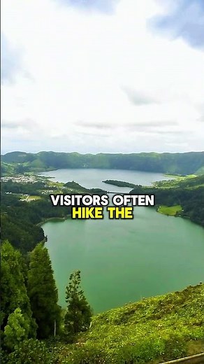 This Peaceful Town Is Built Inside a Volcano 🌋🏞️ – Sete Cidades, Azores || #interestingfacts