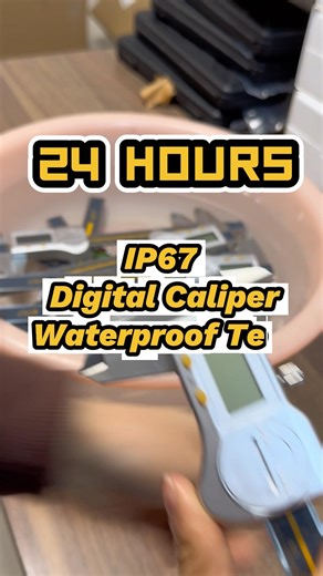 24hours ip67 digital caliper waterproof test #caliper #ip67