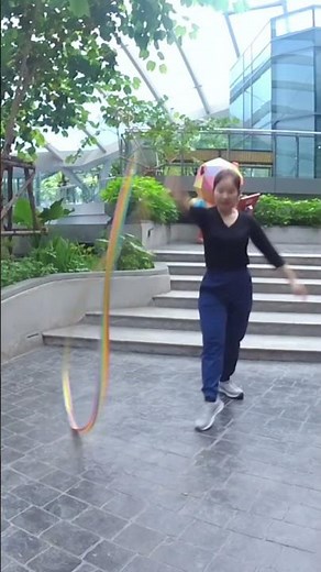 Basics of using ribbons for dancing#tutorial #ribbon #dance
