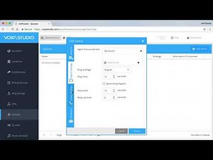 How to create queues on VoIPstudio