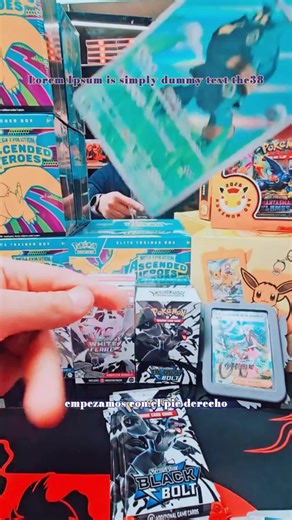 Pokémon TCG Sobre Black Bolt Inglés 10 Cartas Juego de Cartas Coleccionables