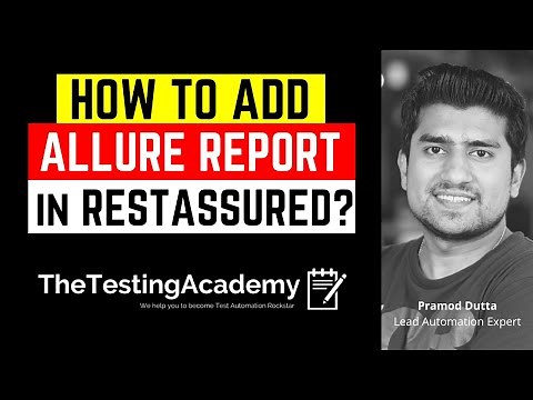How to Configure Allure Report to Rest Assured API Automation Project | Rest Assured For Beginners