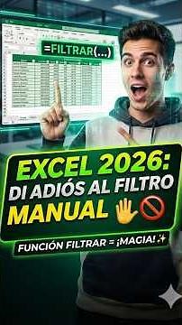 How to use the FILTER FUNCTION in Excel (Course 2026 + IA) 🚀
