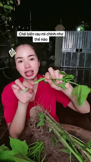 Cách chế biến rau mì chính