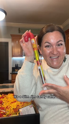 522K views · 23K reactions | #gifted Alright, Slim Jim, you have me "hooked" on your Meat Canes. I don't think they will make it to Christmas. Now if you just could have your packaging manager talk with the people over at Philadelphia Cream Cheese; they need some help. | Mississippi Kween | Facebook