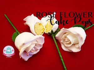 How to make a Rose Flower Cake Pop | Abbyliciousz The Cake Boutique
