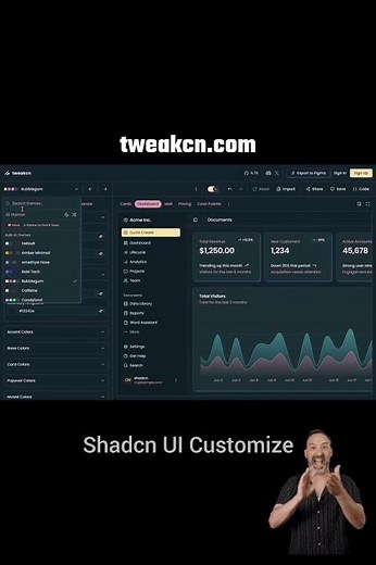 Customize your shadcn ui themes using tweakcn.com | #shadcn #tailwindcss #nextjs #coding