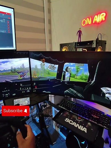 Euro Truck Simulator 2 I 3 monitores #setupinspiration #ets2 #multimonitor