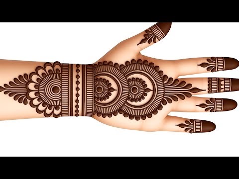 simple front hand mehndi design 2026 | mehndi design | mehandi ka design | मेहंदी डिजाइन | mehandi