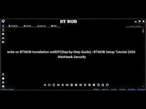 BTMOB RAT(source code ) on Android & Laptop via RDP – Complete 2026 Installation Walkthrough
