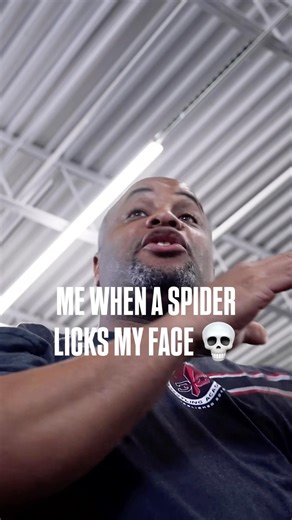 Me when a spider licks my face 🤨⚔️🕷️