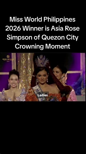 Asia Rose Simpson Crowned Miss World Philippines 2026