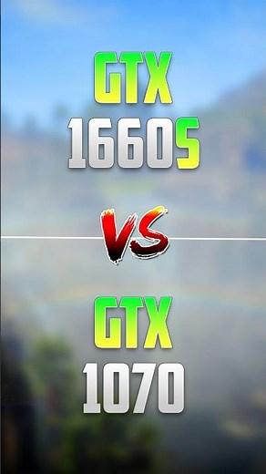 GTX 1070 vs GTX 1660 Super