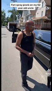 6.5K views · 377 reactions | FART SPRAY ”PRANK” on my 62 year old uncle Jordan Lomax | Mike Lo | Facebook