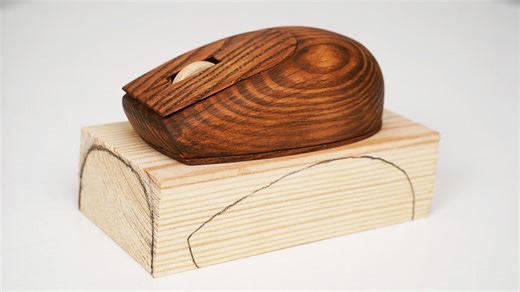 How to make a mouse out of wood