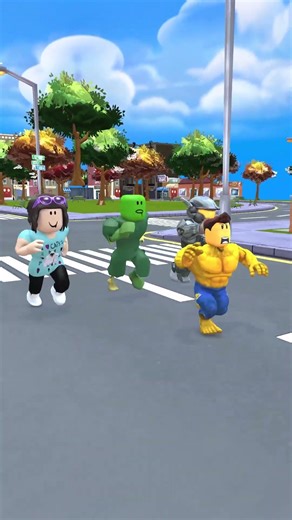 Toxic Zombie Minty Smile and Golden Hulk #shorts #Roblox