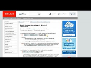 How to install oracle database 12c in windows 10 8 7 x64