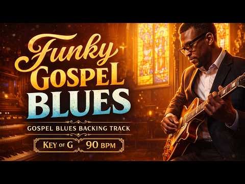Funky Gospel Blues in G | 90 BPM Backing Track